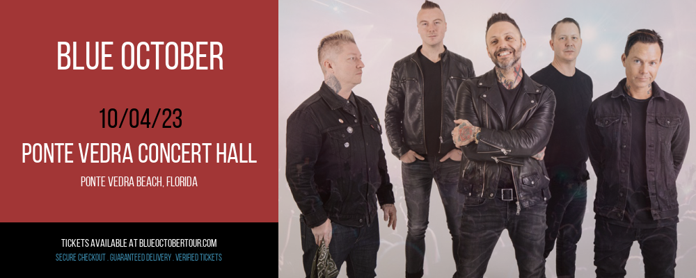 Blue October at Ponte Vedra Concert Hall at Ponte Vedra Concert Hall