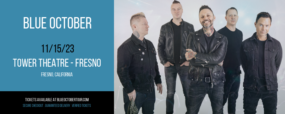 Blue October at Tower Theatre at Tower Theatre