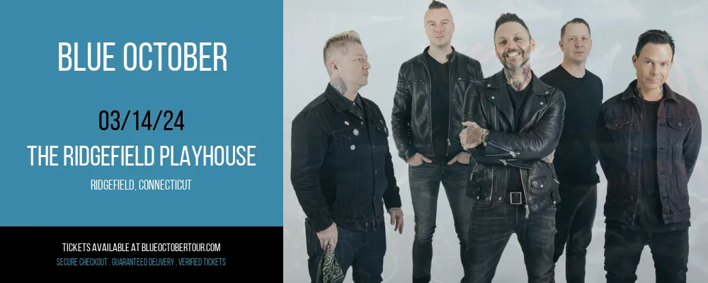 Blue October at The Ridgefield Playhouse at The Ridgefield Playhouse